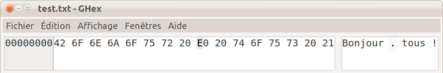 GHex : un diteur hexadcimal libre et gratuit pour Linux